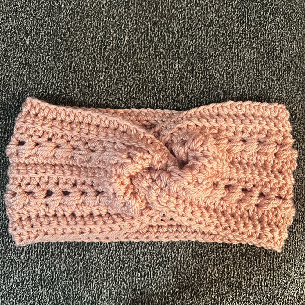 Rosy Cheeks Crochet Headband